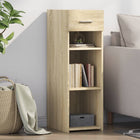 Dressoir 30x42,5x93 cm bewerkt hout sonoma eiken