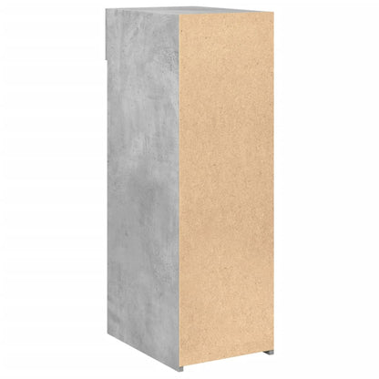 Dressoir 30x42,5x93 cm bewerkt hout betongrijs