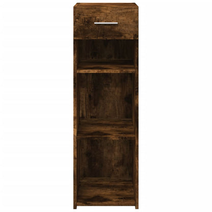 Dressoir 30x42,5x93 cm bewerkt hout gerookt eikenkleurig
