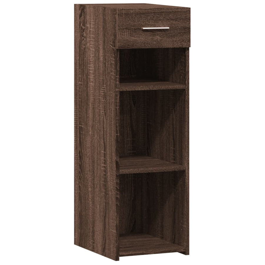 Dressoir 30x42,5x93 cm bewerkt hout bruin eikenkleur