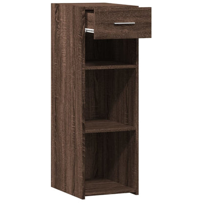 Dressoir 30x42,5x93 cm bewerkt hout bruin eikenkleur