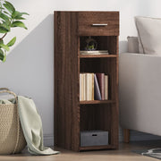 Dressoir 30x42,5x93 cm bewerkt hout bruin