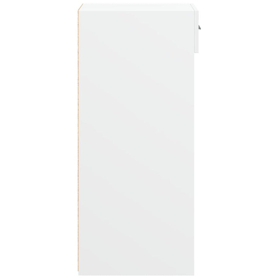 Dressoir 40x42,5x93 cm bewerkt hout wit