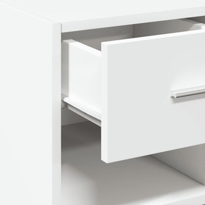 Dressoir 40x42,5x93 cm bewerkt hout wit