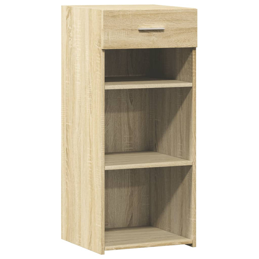 Dressoir 40x42,5x93 cm bewerkt hout sonoma eikenkleurig