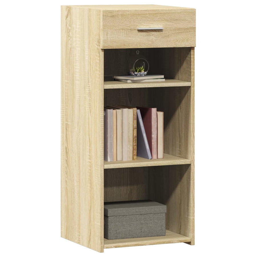 Dressoir 40x42,5x93 cm bewerkt hout sonoma eikenkleurig