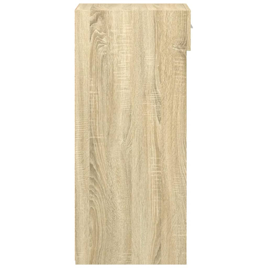 Dressoir 40x42,5x93 cm bewerkt hout sonoma eikenkleurig