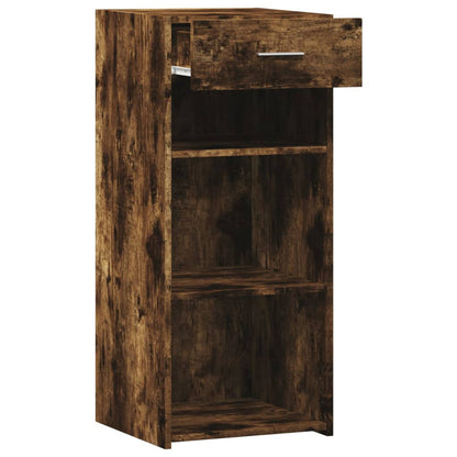 Dressoir 40x42,5x93 cm bewerkt hout gerookt eikenkleurig