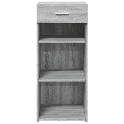 Dressoir 40x42,5x93 cm bewerkt hout grijs sonoma eikenkleur