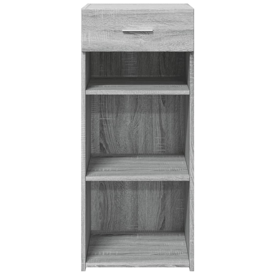 Dressoir 40x42,5x93 cm bewerkt hout grijs sonoma eikenkleur