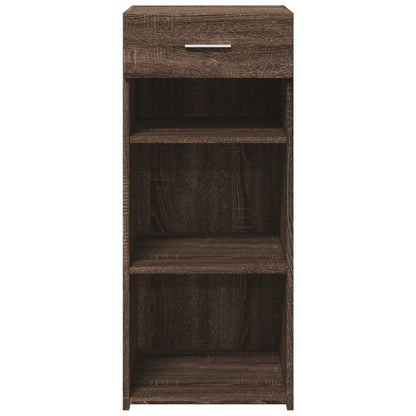Dressoir 40x42,5x93 cm bewerkt hout bruin eikenkleur