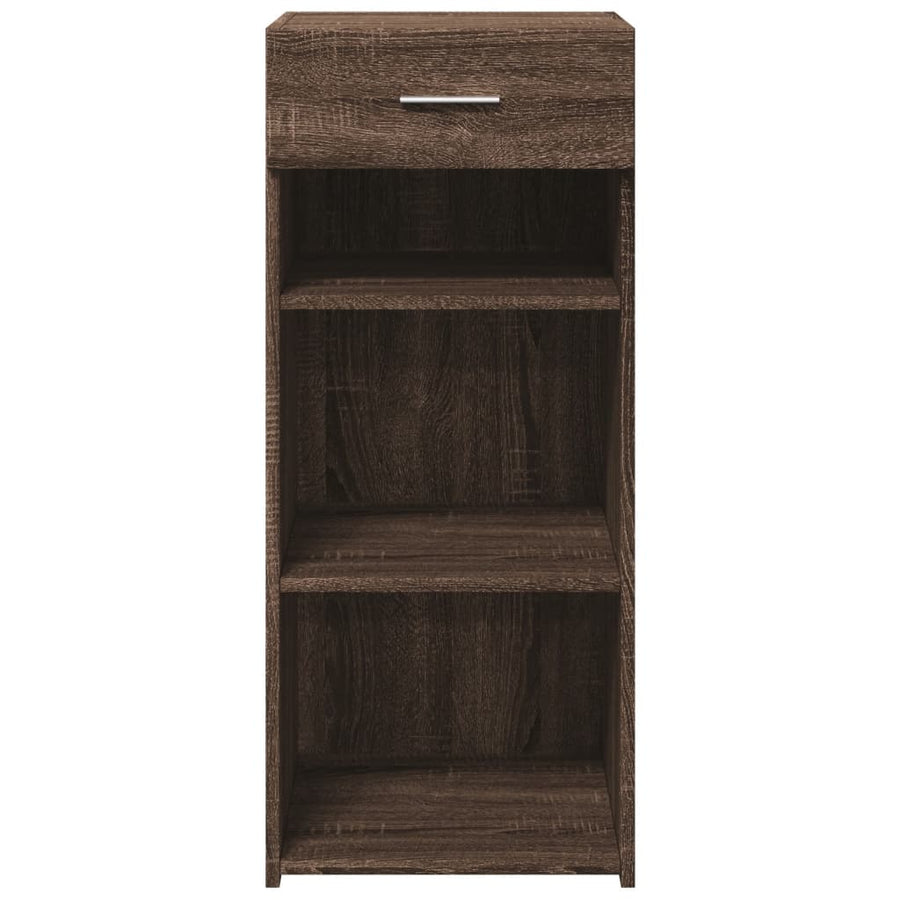 Dressoir 40x42,5x93 cm bewerkt hout bruin eikenkleur
