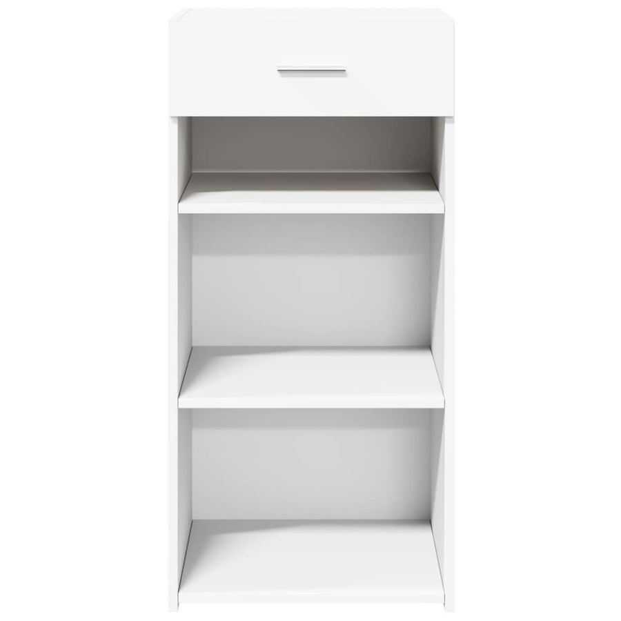 Dressoir 45x42,5x93 cm bewerkt hout wit