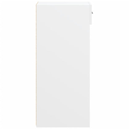 Dressoir 45x42,5x93 cm bewerkt hout wit