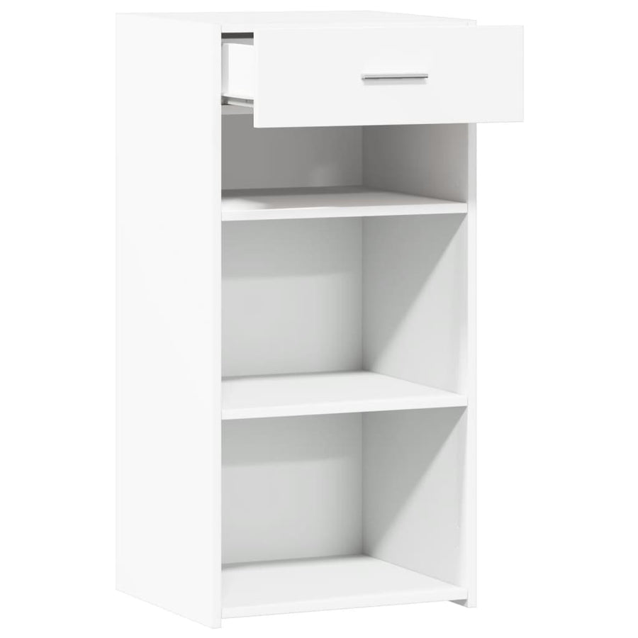 Dressoir 45x42,5x93 cm bewerkt hout wit