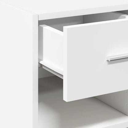 Dressoir 45x42,5x93 cm bewerkt hout wit