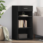 Dressoir 45x42,5x93 cm zwart bewerkt hout