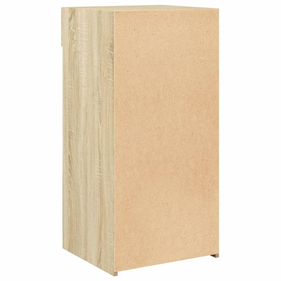 Dressoir 45x42,5x93 cm bewerkt hout sonoma eikenkleurig