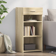Dressoir 45x42,5x93 cm bewerkt hout sonoma eiken