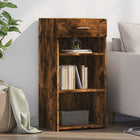 Dressoir 45x42,5x93 cm bewerkt hout gerookt eiken