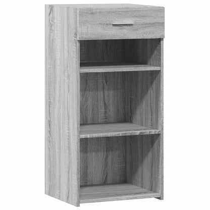 Dressoir 45x42,5x93 cm bewerkt hout grijs sonoma eikenkleurig