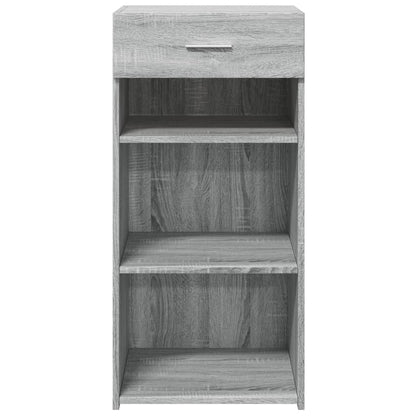 Dressoir 45x42,5x93 cm bewerkt hout grijs sonoma eikenkleurig