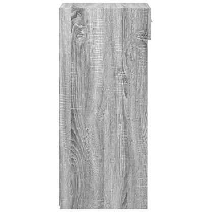 Dressoir 45x42,5x93 cm bewerkt hout grijs sonoma eikenkleurig
