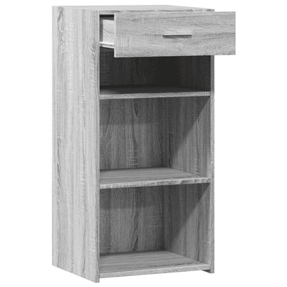 Dressoir 45x42,5x93 cm bewerkt hout grijs sonoma eikenkleurig