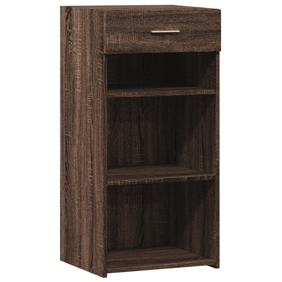 Dressoir 45x42,5x93 cm bewerkt hout bruin eikenkleur