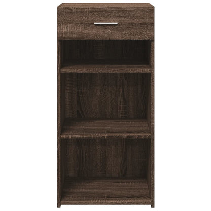 Dressoir 45x42,5x93 cm bewerkt hout bruin eikenkleur