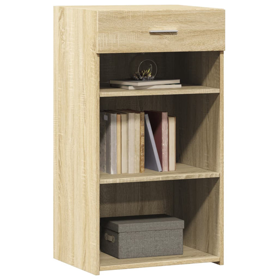 Dressoir 50x42,5x93 cm bewerkt hout sonoma eikenkleurig