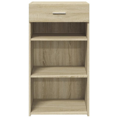 Dressoir 50x42,5x93 cm bewerkt hout sonoma eikenkleurig