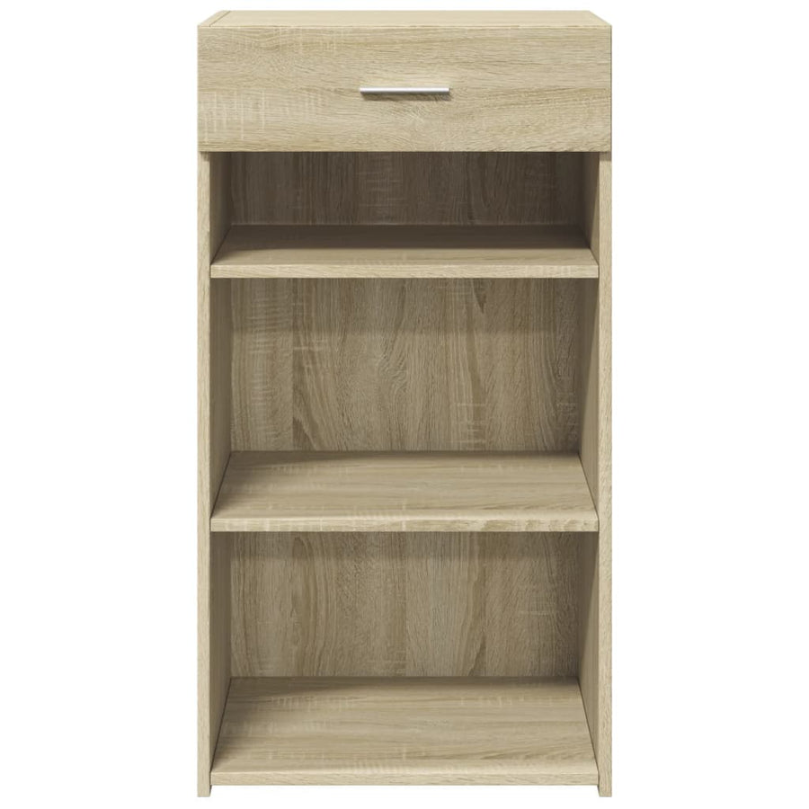 Dressoir 50x42,5x93 cm bewerkt hout sonoma eikenkleurig