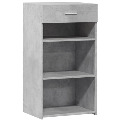 Dressoir 50x42,5x93 cm bewerkt hout betongrijs