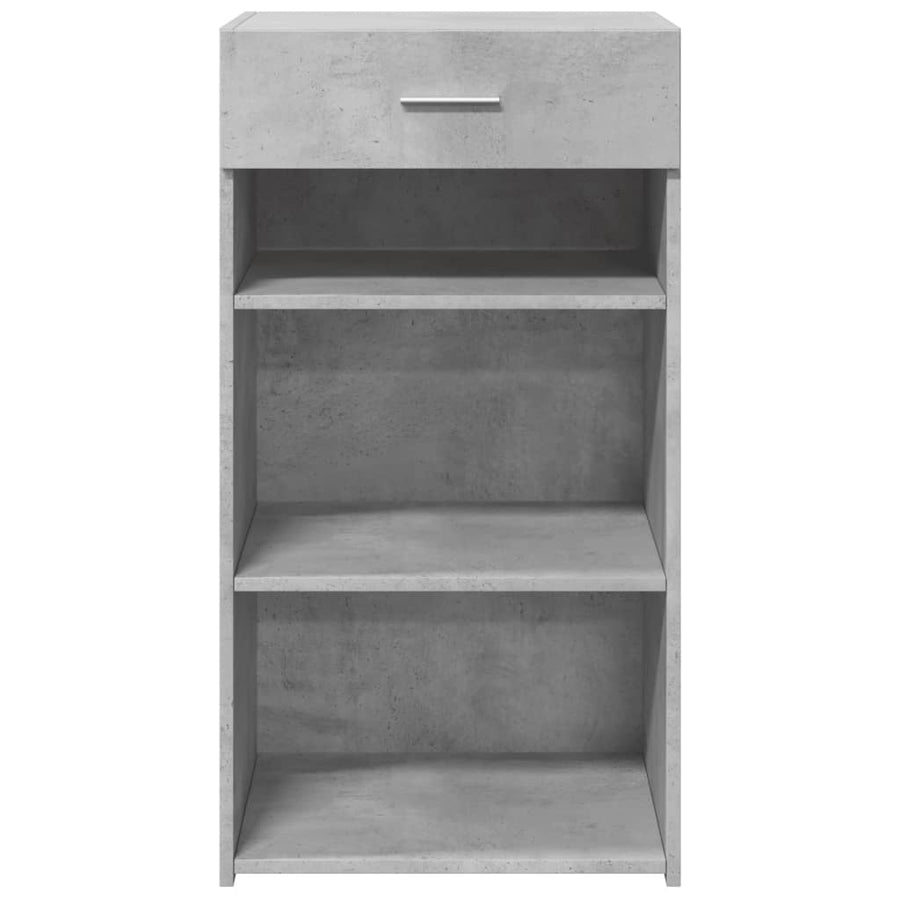 Dressoir 50x42,5x93 cm bewerkt hout betongrijs