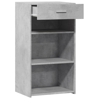 Dressoir 50x42,5x93 cm bewerkt hout betongrijs