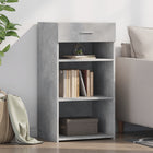Dressoir 50x42,5x93 cm bewerkt hout betongrijs
