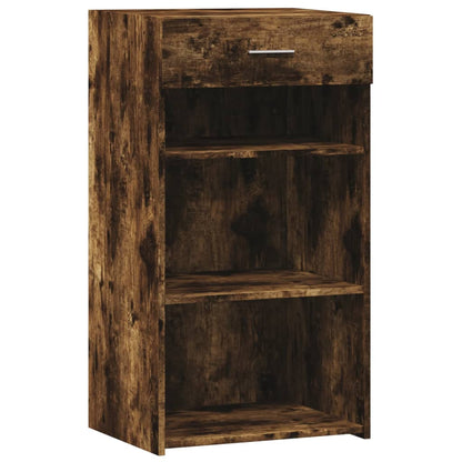 Dressoir 50x42,5x93 cm bewerkt hout gerookt eikenkleurig
