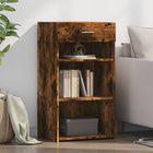 Dressoir 50x42,5x93 cm bewerkt hout gerookt eiken