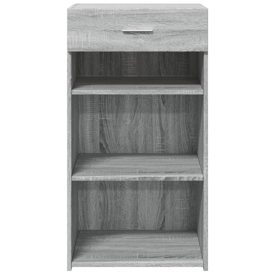 Dressoir 50x42,5x93 cm bewerkt hout grijs sonoma eikenkleurig