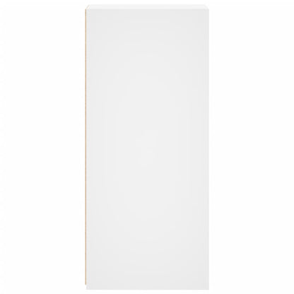 Dressoir 30x41x93 cm bewerkt hout wit