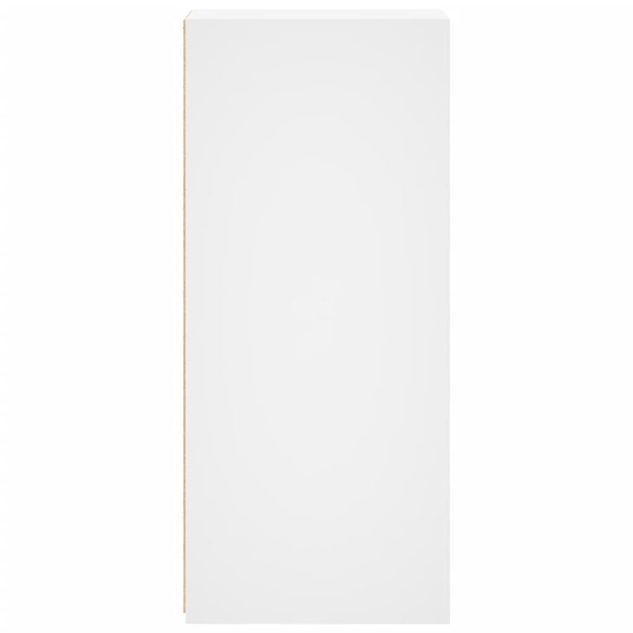 Dressoir 30x41x93 cm bewerkt hout wit