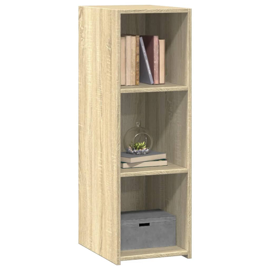Dressoir 30x41x93 cm bewerkt hout sonoma eikenkleurig