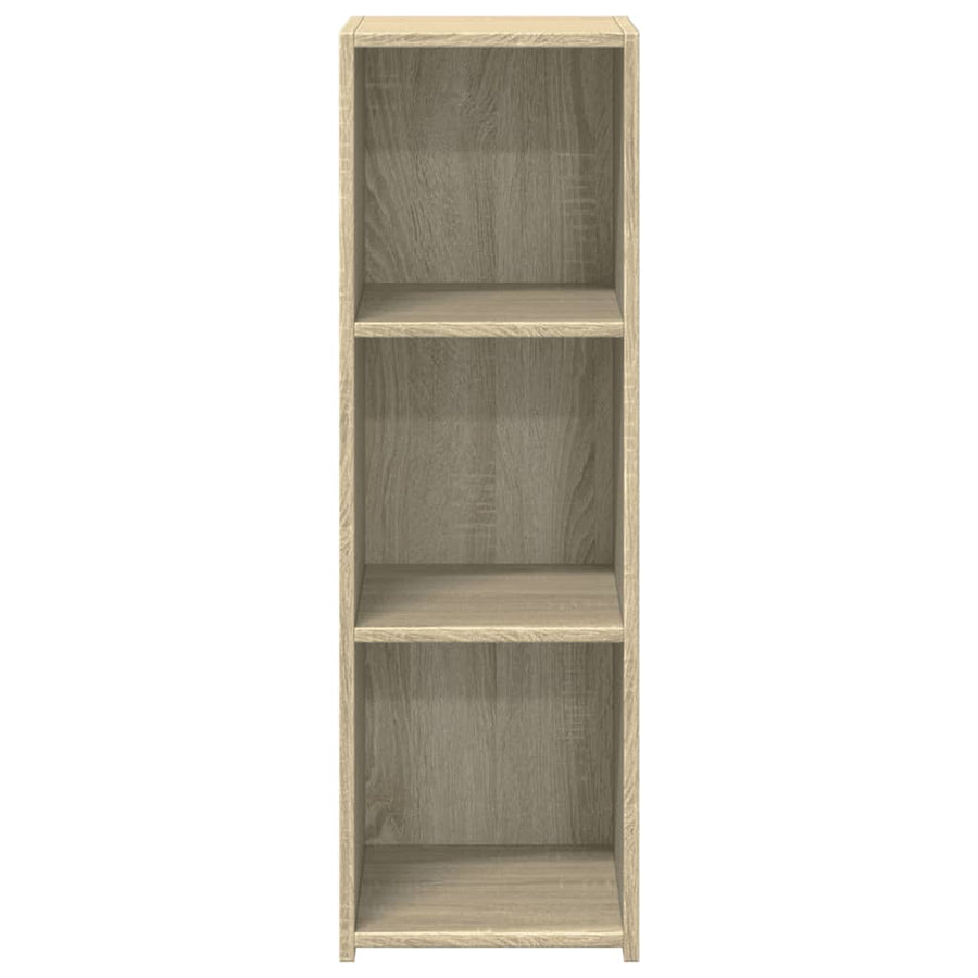Dressoir 30x41x93 cm bewerkt hout sonoma eikenkleurig