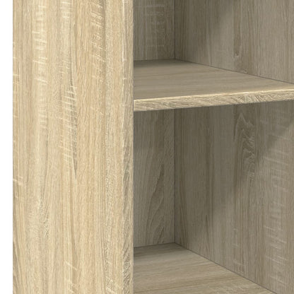 Dressoir 30x41x93 cm bewerkt hout sonoma eikenkleurig