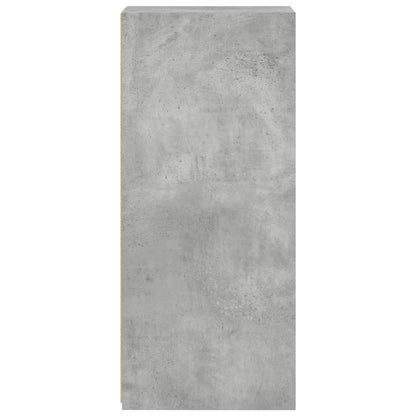 Dressoir 30x41x93 cm bewerkt hout betongrijs