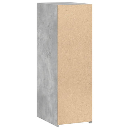 Dressoir 30x41x93 cm bewerkt hout betongrijs
