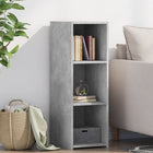 Sideboard 30x41x93 cm treated wood concrete grey