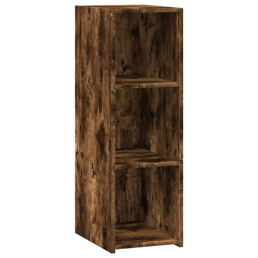 Dressoir 30x41x93 cm bewerkt hout gerookt eikenkleurig