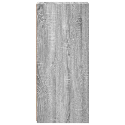 Dressoir 30x41x93 cm bewerkt hout grijs sonoma eikenkleurig